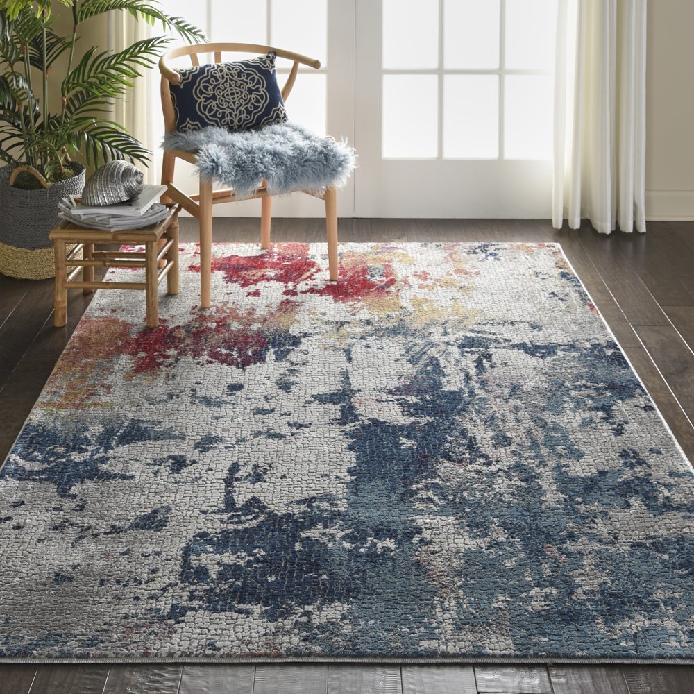 Nourison Global Vintage Abstract Abstract Multicolor Area Rug Walmart