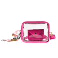 thumbnail image 2 of ibiyuan Clear Bag for Stadium Events, Small Clear Crossbody Purse Handbag for Concert Sport Events, 2 of 8