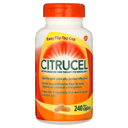 Citrucel fiber therapy for irregularity 500 mg caplets, 240 ct