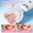 thumbnail image 2 of Cepillo de Dientes Eléctrico Infantil Hikid con Cabezal Ultrasónico en Forma de U, Resistente al Agua, 2 of 7