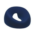 thumbnail image 2 of Dualoai Face Down Pillow Massage Headrest with Washable Cover Support Memory Foam Prone Navy Blue, 2 of 9