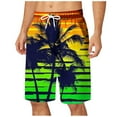thumbnail image 1 of Men's Board Shorts for Beach and Swim—Quick Drying Trunks with 5 Inch Length Mesh Long Swim Shorts for Comfort and Performance, 1 of 5