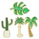 thumbnail image 2 of 4pcs Adorable Tree Shape Brooches Fashion Breastpins Simple Clothes Accessories, 2 of 4