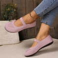 thumbnail image 6 of Hinvhai Women's Ballet Shoes Comfortable Slip on Round Toe Flat Casual Shoes for Walking, Driving, Dressy Pink 7.5(40), 6 of 8