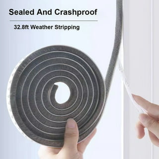 SchSin Foam Seal Tape Self Adhesive Indoor Weather Stripping Collision  Avoidance Foam Strip Door Weather 