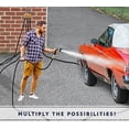 thumbnail image 6 of Heavy Duty 4-Way Brass Garden Hose Splitter with Rotng Arms and Comfort Grip Valves, 6 of 7