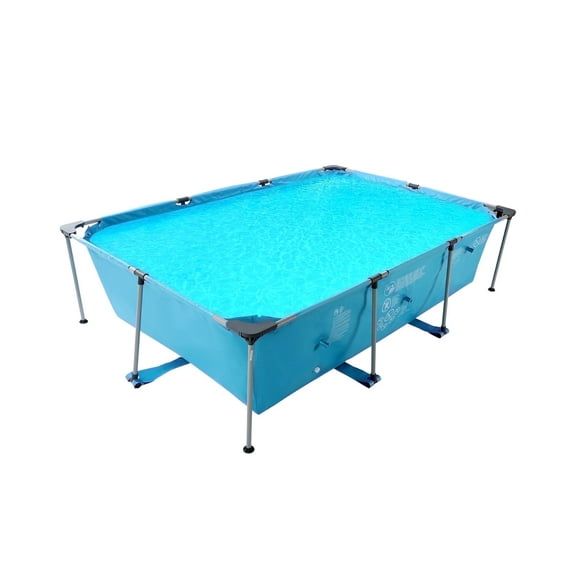 GASKY 10FT Swimming Pools All-Season Versatility Above Ground Swimming Pool 1010 Gallons for Pets Adults Family Teenagers Blue Just Pool