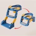 thumbnail image 4 of Potty Training Seat, 2 in 1 Toddler Toilet Seat with Non-Slip Steps for Kids Boys Girls, Blue, 4 of 8