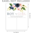 thumbnail image 5 of Koyal Wholesale Large Baby Shower Canvas What Will It Baby Be Cast Your Vote Sign, 16 x 20 Inches, Boy Or Girl Florals, 5 of 5