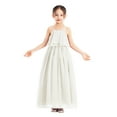 thumbnail image 2 of Ekidsbridal A-Line Ruffle Chiffon Flower Girl Dresses Birthday Party Gown Father Daughter Dance 192 10, 2 of 4