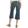 thumbnail image 2 of RE/DONE womens  Distress Super Crop Flare Jean, 23, Blue, 2 of 3