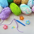thumbnail image 3 of Thick Yarn for Crochet Cotton Yarn for 4 x 100g for Beginners Crochet Wool Knitting Yarn, 3 of 5