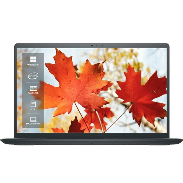 Dell Inspiron 15 3520 15.6" FHD Touchscreen Laptop, 12th Gen Intel Core i7-1255U, 32GB RAM, 2TB SSD, WiFi 6, Bluetooth 5.2, Carbon Black