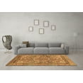 thumbnail image 3 of Ahgly Company Indoor Rectangle Abstract Brown Modern Area Rugs, 6' x 9', 3 of 4
