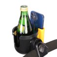thumbnail image 3 of Portavasos para cochecito, accesorios para sillas de ruedas y accesorios para cochecitos Portavasos para cochecito con soporte para teléfono, portabotellas 2 en 1 para cochecito, bicicleta, silla de ruedas, andador JM, 3 of 5