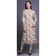 Bimba Imprimé Longue Robe Kurti Droite Tunique 3/4 Robes Manches pour les Femmes Top – image 3 sur 6