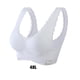thumbnail image 4 of Qarigey Sujetador sin costuras sexy y de apoyo para mujeres que quieren comodidad y estilo Push Up Bra Bra Push Up Sujetador deportivo Ropa Ropa interior Blanco,1 4XL, 4 of 6