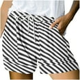 thumbnail image 2 of Sakmal Shorts Women Gray Wide Leg Polka Dot Comfy Shorts with Pockets, 2 of 6