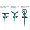 thumbnail image 3 of Coofit 3PCS Lawn Sprinkler Automatic Plastic Garden Sprinkler Oscillating Sprinkler, 3 of 8