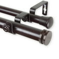 thumbnail image 2 of Rod Desyne Bun 1" Double Curtain Rod - Mahogany, 2 of 2