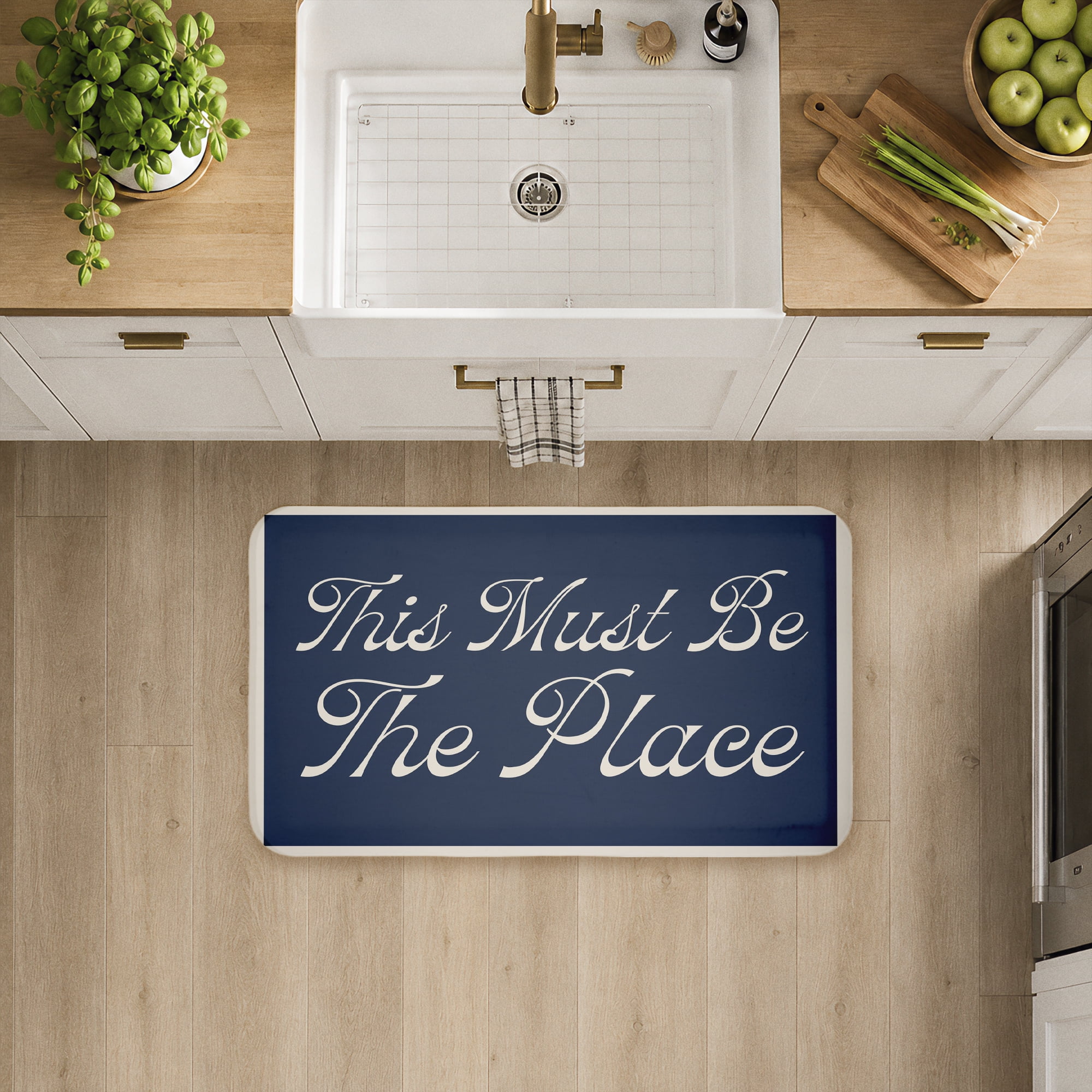 Stupell Industries This Must Be The Place Printed Anti-Fatigue Floor Mat, design by Lil' Rue
