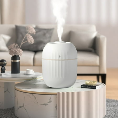 

JNGSA USB Humidifier With Light Quiet Cool Mist Humidifier For Bedroom And Office Plants Easy To Clean