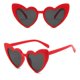 thumbnail image 2 of 10pcs Heart Shaped Sunglasses ,retro Gradient Color Cute Trendy Sun Glasses For Women, 2 of 4