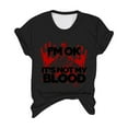 thumbnail image 1 of TZEWGL Printed Round Neck Short Sleeve Basic Tops For Newborn Top For Toddlers size 12-13T, 1 of 2