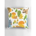 thumbnail image 5 of Ryan; Abstract Nature Floral Throw Pillow – Surreal Bold Botanical Design Cushion for Bedroom, Couch, or Creative Studio Decor, 5 of 7