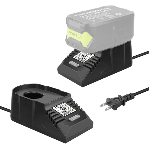 Mini Charger for Ryobi 18V Charger P117 Replacement Portable P103 P105 P107 P108