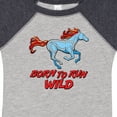 thumbnail image 4 of Inktastic Born to Run Wild- Galloping Horse Boys or Girls Baby Bodysuit, 4 of 5