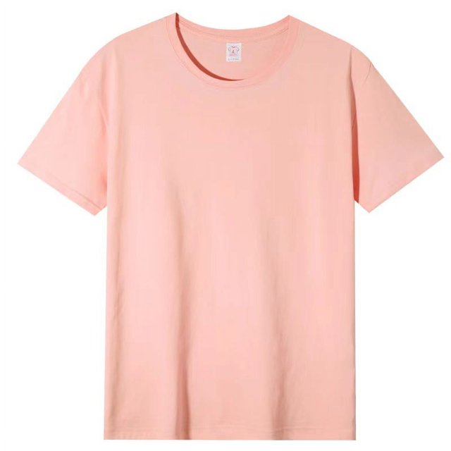 Selected pure cotton round neck parent-child short-sleeved shirt, casual party sports loose top