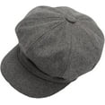 thumbnail image 3 of CoCopeaunts Newsboy Hats for Women Solid Plain Octagonal Newsboy Cap Men Ladies Casual Hat Winter Beret Women Painter Cap, 3 of 7