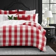 thumbnail image 5 of Basic Check Red Comforter Set California King, 5 of 5