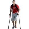 Millennial In Motion Pro Folding Crutches White 5' 7 to 6'10
