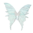 thumbnail image 3 of Ala de mariposa usable Ala de princesa Ala de elfo Hermoso disfraz para mascarada Plata, 3 of 9