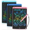 Ouwegaga LCD Writing Tablets for Kids, 8.5inch Child Drawing Tablet for Boys Girls, 3 Pack, Education Toys for 3-9