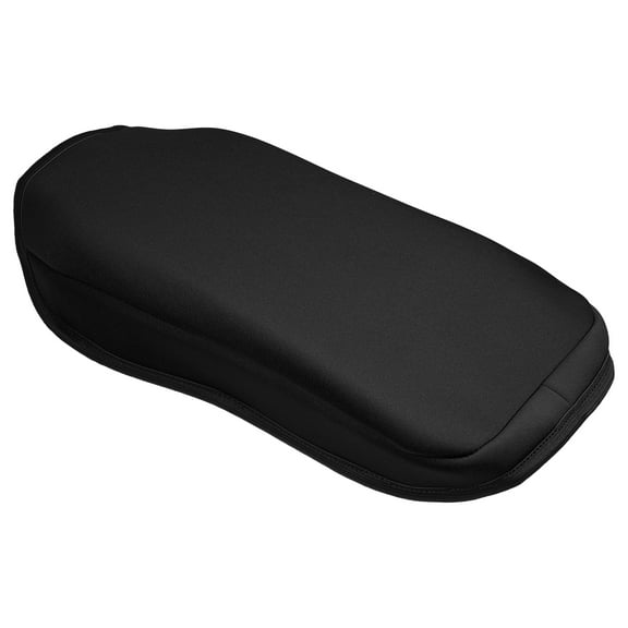 Center Console Cover Pad Waterproof for Chevrolet Blazer 2019-2023 Faux Leather Neoprene, Black