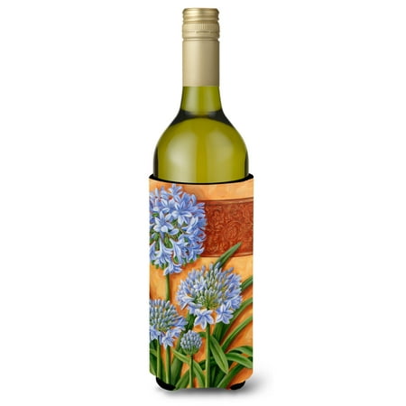 

Caroline s Treasures JYJ0072LITERK Agapanthus by Judith Yates Wine Bottle Hugger Wine Bottle multicolor