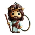 thumbnail image 2 of JMZSP Doll Key Chain Keyring Jesus Doll Keychain Figurine Keychain Easter Cute Keychains, 2 of 9