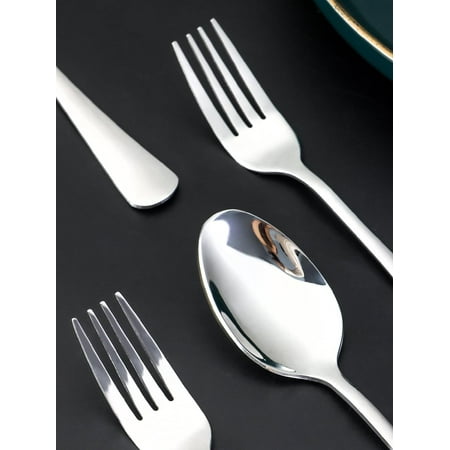 

4pcs Stainless Steel Spoon Fork Set