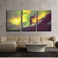 thumbnail image 2 of wall26 - 3 Piece Canvas Wall Art - Burning Woman,Illustration Painting - Modern Home Art Stretched and Framed Ready to Hang - 24"x36"x3 Panels, 2 of 4