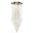 thumbnail image 2 of AFANQI 31" Large Chandelier Modern Crystal Raindrop Ceiling Pendant Lights, 2 of 13