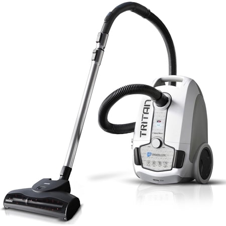 Prolux Tritan Canister Vacuum Cleaner Lightweight Multi Speed w/ HEPA Filtration