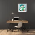 thumbnail image 3 of Charron, Veronique 15x15 White Modern Wood Framed Museum Art Print Titled - Snowy Fun IV, 3 of 4