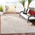 thumbnail image 4 of SAFAVIEH Courtyard Finnian Solid Indoor/Outdoor Area Rug, Beige/Brown, 9' x 9' Square, 4 of 7