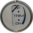 thumbnail image 2 of FARIA CHESAPEAKE WHITE SS 2" TRIM GAUGE MERC MARINER, 2 of 2