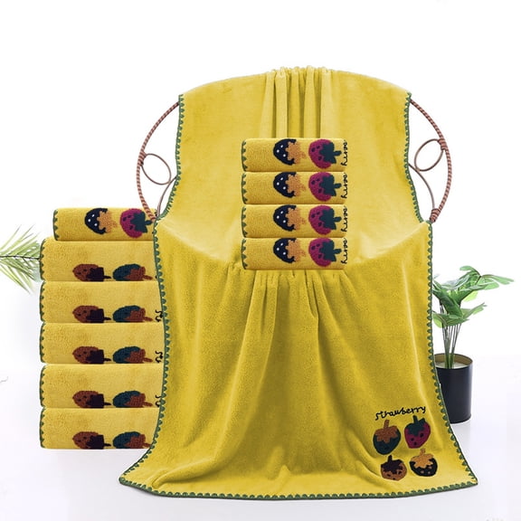 Hand Towels For Bathroom,Towel And Bath Towel Set High Density And Thick Fleece Towel Two-piece Set Soft And Absorbent Bath Towel And Washcloth For Home,Gym,And Travel