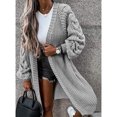 thumbnail image 4 of Vedolay Womens 2023 Coat Oversize Casuals Jacket Women Vintage Long Sleeve Basic Coat with Pocket,Gray XL, 4 of 5