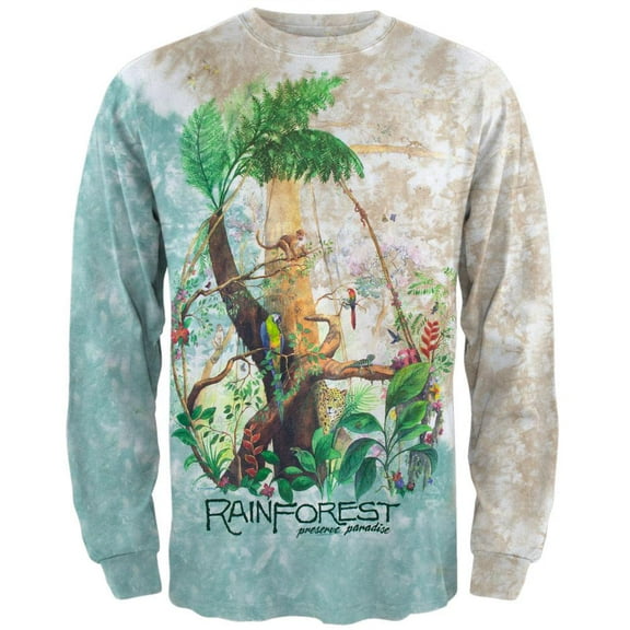 Rainforest Long Sleeve T-Shirt - X-Large